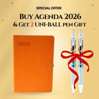 أحصل علي عرض أشتري أجنده 2026 رقم CT-7014 وأستلم هديتك من أقلام يوني بول