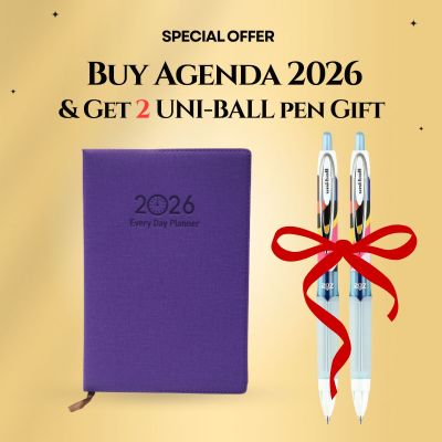 أحصل علي عرض أشتري أجنده 2026 رقم CT-7018 وأستلم هديتك من أقلام يوني بول