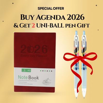 أحصل علي عرض أشتري أجنده 2026 رقم CT-7019 وأستلم هديتك من أقلام يوني بول