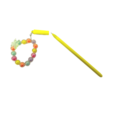 قلم جاف سن ابرة بغطاء حسم بلاستيك الوان بميدالية غويشة Blue رقم GP-146