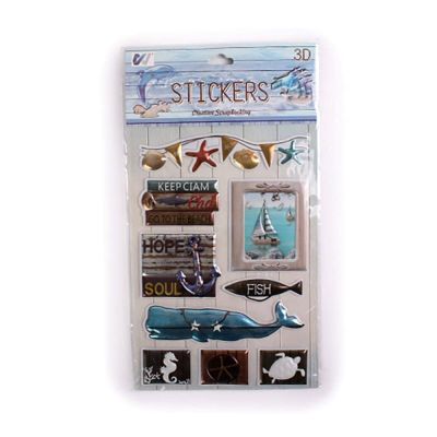 كيس استيكر اطفال اشكال مقاس 22*15.4سم WX-QE 3D