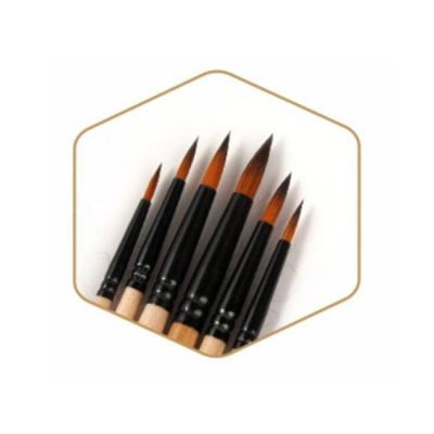 طقم فرش رسم 6قطعة مدورة ( 2 - 4 - 6 - 8 - 10 - 12 ) Keep Smiling رقم A0002R