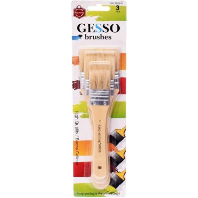 Keep Smiling 3 Pieces Paint Brush Set (2 - 4 - 6) No. A6085N