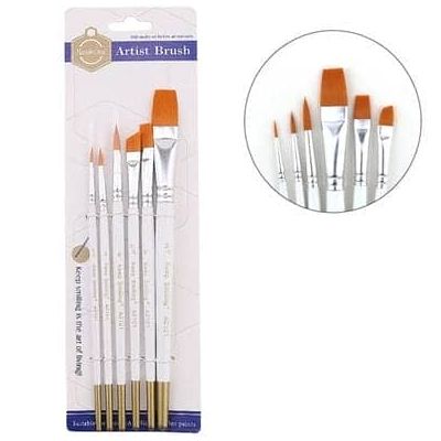 طقم فرش رسم 6قطعة مشكل مقاسات مختلفة Keep Smiling رقم A0101