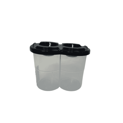 كوب بلاستيك لغسيل الفرش 2عين رقم F0138