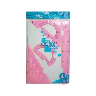 طقم هندسى مدرسية مرن 30سم/ NO:3028-4/