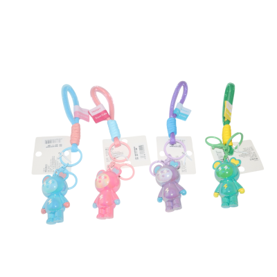 ميدالية مفاتيح بلاستيك لميع الوان مختلفة رقم 7-142