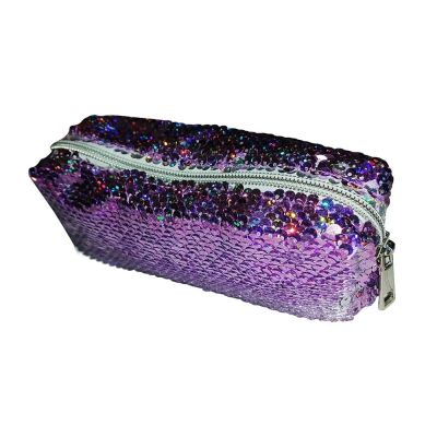 مقلمة سستة Glitter Sequin pink PE رقم PCP20024B