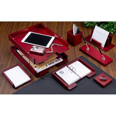 طقم مكتب خشب 8 قطعة CONTOUR ماهوجنى رقم 8274 HDU