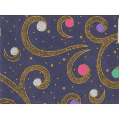 فرخ ورق لف هدايا هاند ميد 50*70 سم BLUE رقم 10