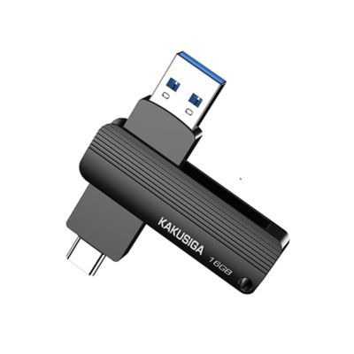 فلاشة مزدوجة KAKUSIGA Type-C + USB3.2 16GB رقم KSC-1169