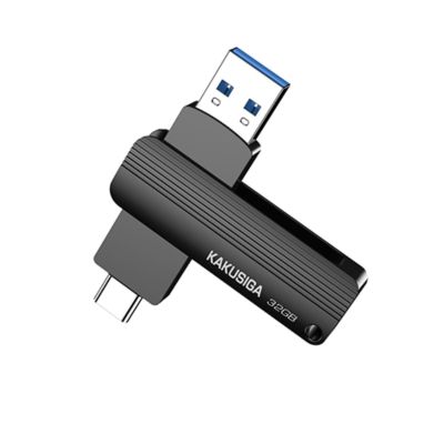 فلاشة مزدوجة KAKUSIGA Type-C + USB3.2 32GB رقم KSC-1169