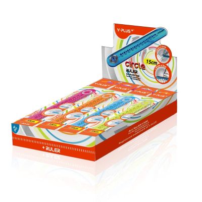 علبة مسطرة واى بلص 15 سم RX130600 - RX1306 - CIRCLE /40