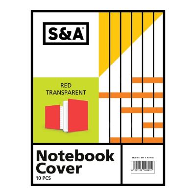 باكو جلاد كراس بجراب مقاس 23*33سم /10 Red Transparent S&A