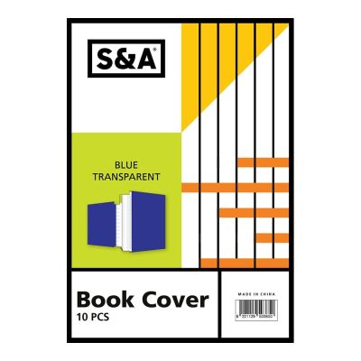 باكو جلاد كتاب بجراب مقاس 33*44سم /10 Blue Transparent S&A