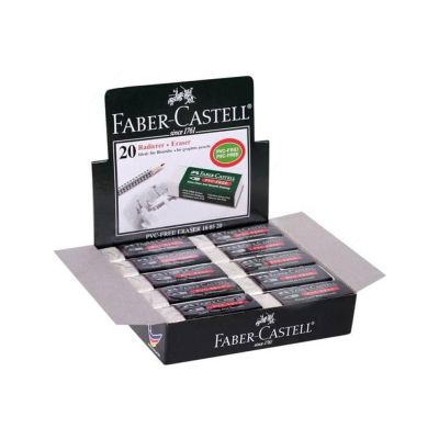 علبة أستيكة فابر كاستل بيضاء/20 رقم 188539-188520