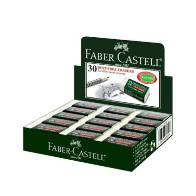 علبة أستيكة فابر كاستل بيضاء/30 رقم 188538-188530