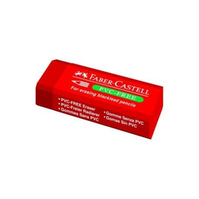 استيكة فابر كاستل PVC-FREE أحمــر رقم 189520-189522