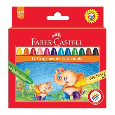 طقم شمع 12 لون جامبو 90_120040MM