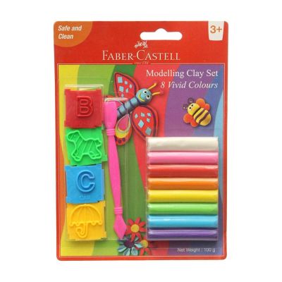 طقم صلصال 8 لون + طقم تشكيل 100جم 120893