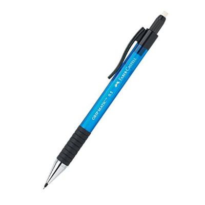 قلم سنون فبركاسيل ربر جرب GRIP MATIC 0.5أزرق شفاف رقم 137551
