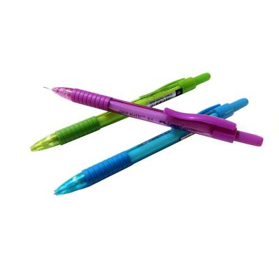 قلم سنون فابر كاسيل ربر جرب GRIP MATIC 0.5 شفاف باستيل الوان رقم 137812