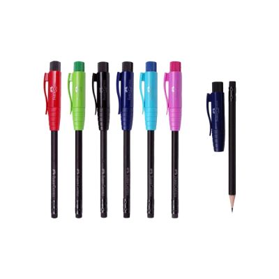 براية بلاستيك 1 عين 21 درجة غطاء قلم بكلبس ألوان رقم 182921