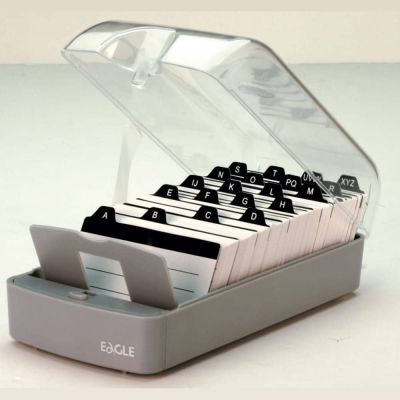 علبة كاردكس حروف بلاستيك مودرنا رقم 808M