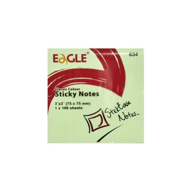 Eagle Classic Sticky Note 3X3Mm 100Sheet Colour 654