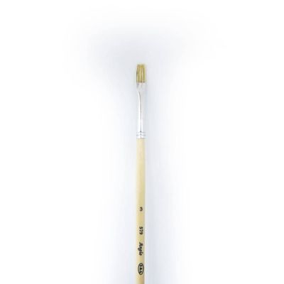 فرشاة زيت مبططة شعر طبيعى رقم 579 مقاس 3