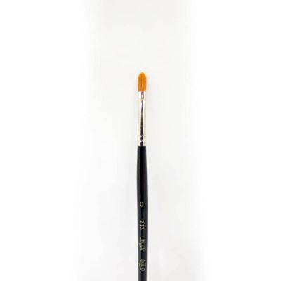 فرشاة شعر صناعى مبطط رقم 812 مقاس 6
