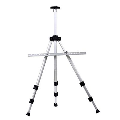 18S حامل فنى المونيوم فضى - أسود