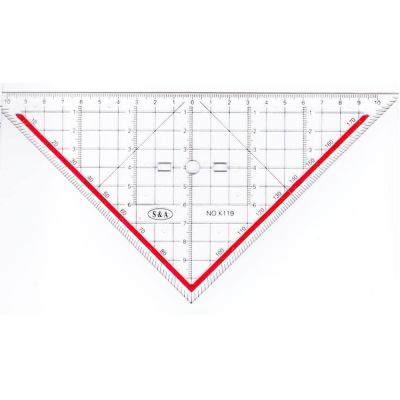 مثلث ارسطو 22.5 سم بماسك رقم K 119 / KF 119