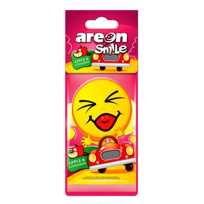 Areon Car Air Freshener, Smile - Apple Qarqa