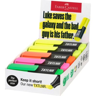 طقم قلم ماركر فسفورى مينى فابر كاسيل علبة كرتون /10 TXTLINR رقم 154210