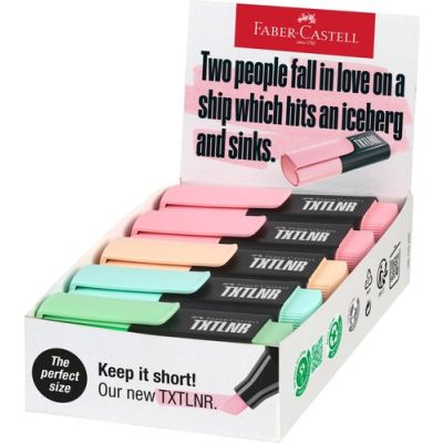 طقم قلم ماركر فسفورى باستيل مينى فابر كاسيل علبة كرتون /10 TXTLINR Pastel رقم 154211