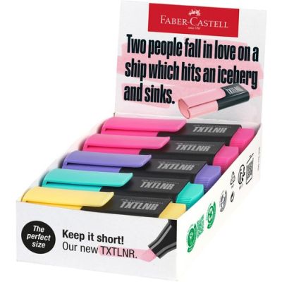 طقم قلم قلم ماركر فسفورى باستيل مينى فابر كاسيل علبة كرتون /10 TXTLINR Pastel رقم 154212