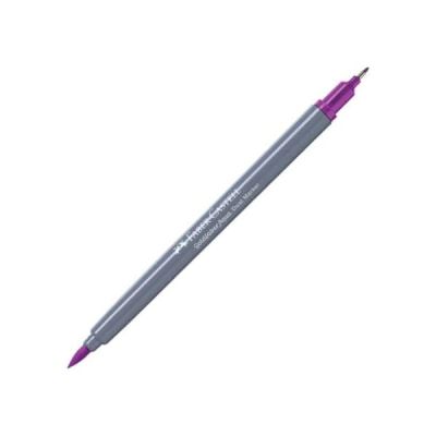 قلم ماركر فلوماستر جولد فابر اكوريل ناحيتين 228 magenta bright Goldfaber Aqua Dual رقم 164598