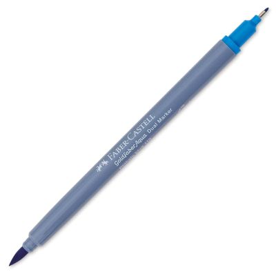 قلم ماركر فلوماستر جولد فابر اكوريل ناحيتين 110 phthalo blue Goldfaber Aqua Dual رقم 164610
