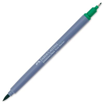 قلم ماركر فلوماستر جولد فابر اكوريل ناحيتين 163 emerald green Goldfaber Aqua Dual رقم 164663