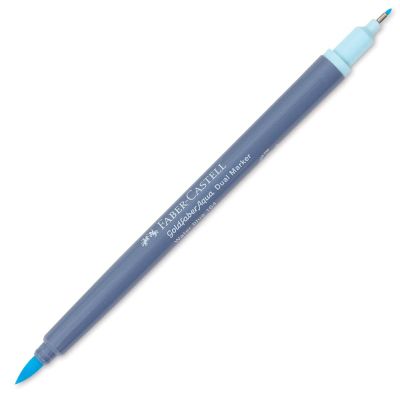 قلم ماركر فلوماستر جولد فابر اكوريل ناحيتين 164 water blue Goldfaber Aqua Dual رقم 164664
