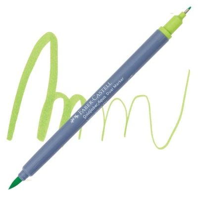 قلم ماركر فلوماستر جولد فابر اكوريل ناحيتين 171 light green Goldfaber Aqua Dual رقم 164671
