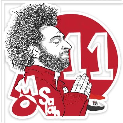 استيكرز عبارات رقم Dank n Drib-Mo Salah-DD-ST-29