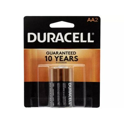 كارت 2 بطارية ريموت duracell-AA2
