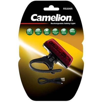 كشاف طوارىء يد قابل للشحن safety USB رقم Camelion-RS209R-BP
