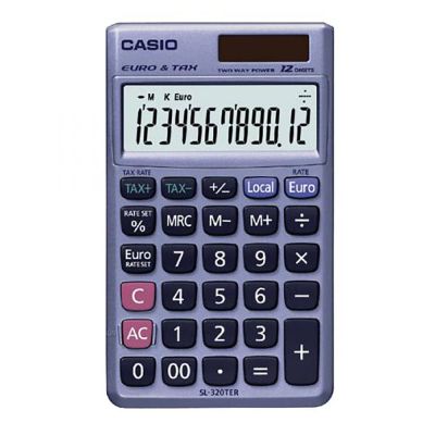 آلة حاسبة CASIO رقم SL-320 TV-W