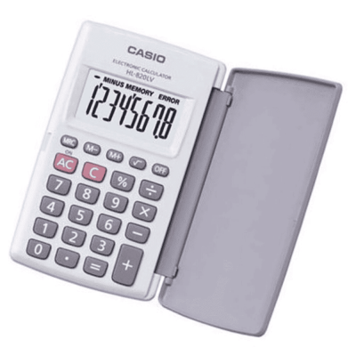 Casio Electronic Calculator Hl-820Lv-We-W