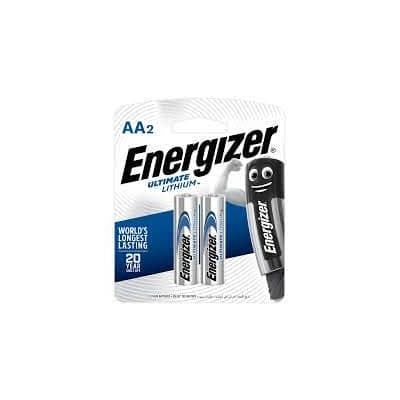 كارت 2 حجر ليثيوم ENERGIZER- AA رقم L91BP2