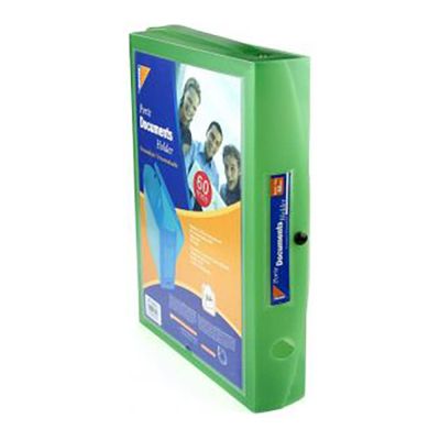 بوكس فايل بلاستيك ألوان منترا بكبسولة وبيد لون اصفر فسفوري 60 مم رقم 56531