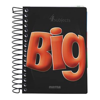 كشكول بيج 192 ورقة بلاستيك سلك لولبى 6/ 5